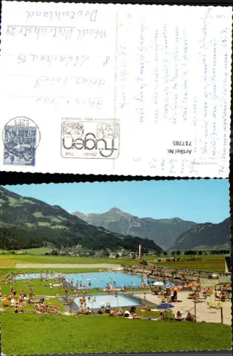 717785 Foto AK Freibad Zillertal Fügen i. Zillertal Schwimmbad