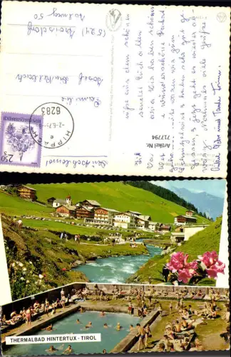 717794 Mehrbild AK Thermalbad Hintertux Zillertal Blick geg. Norden Schwimmbad