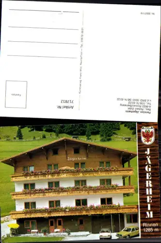717812 Foto AK Rinnen Berwang in Tirol Pension Jägerheim