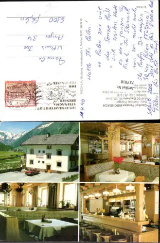 717818 Mehrbild AK Gschitz Gasthof Pension Kirchdach Gaststube Ansicht