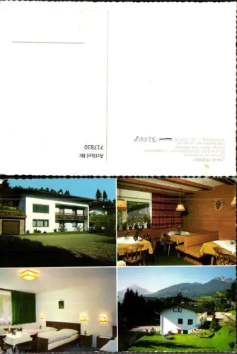 717830 Mehrbild AK Natters b. Innsbruck Haus Triendl Zimmer Gaststube