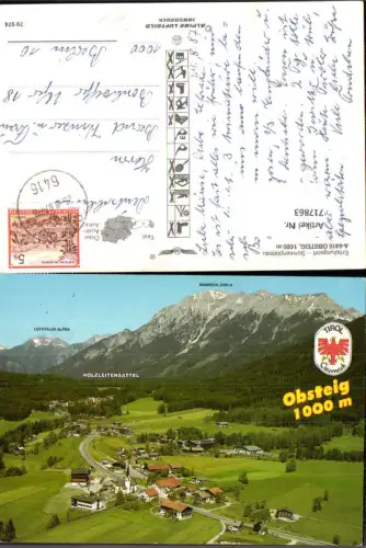 717863 Fliegeraufnahme Obsteig Tirol pub Alpine Luftbild 79974