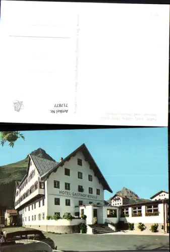 717877 Foto AK Galtür Tirol Hotel Rössle