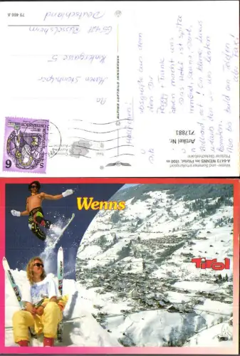 717881 Mehrbild AK Wenns im Pitztal Wintersport pub Alpine Luftbild 79466 A