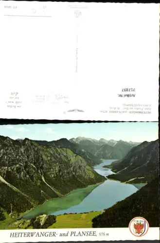 717897 Fliegeraufnahme Heiterwang Heiterwanger u. Plansee pub Alpine Luftbild FÖ 59558
