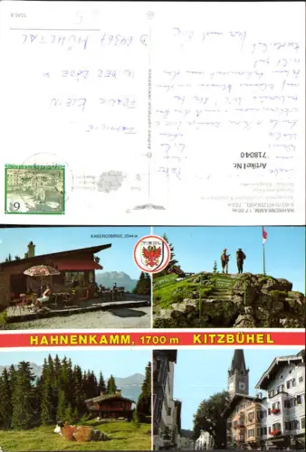 718040 Mehrbild AK Kitzbühel Hahnenkamm Kaisergebirge