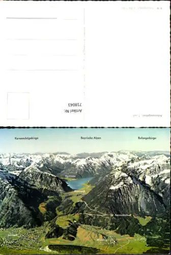 718043 Lagekarte Achenseegebiet Pertisau Maurach a. Achensee Kanzelkehre