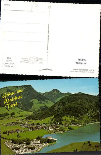 718044 Fliegeraufnahme Walchsee pub Alpine Luftbild F 69674