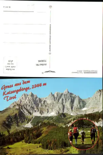 718046 Mehrbild AK Kaisergebirge Wandern Ellmau Ellmauer Haltspitze Kufstein pub Alpine Luftbild 55411 A