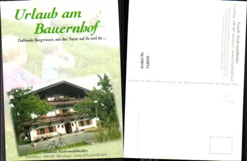 718058 Fotomontage Söll Familie Niedermühlbichler Urlaub a. Bauernhof