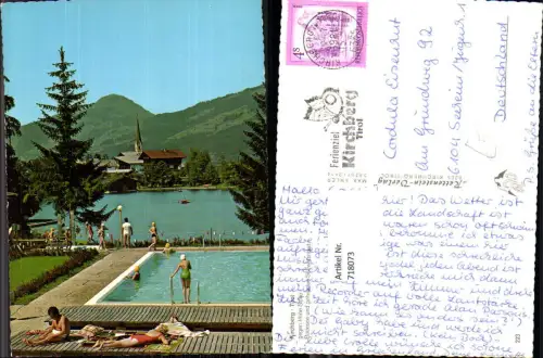718073 Kirchberg in Tirol geg. Hohe Salve Badesee u. Schwimmbad