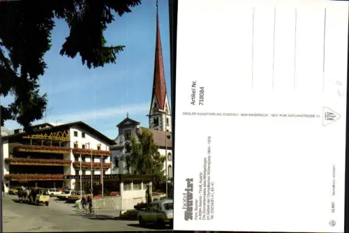 718084 Axams Tirol Hotel Neuwirt Raiffeisenbank Kirche Kutsche