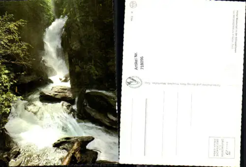 718096 Foto AK Mayrhofen im Zillertal Hoher Wasserfall Stilluppklamm