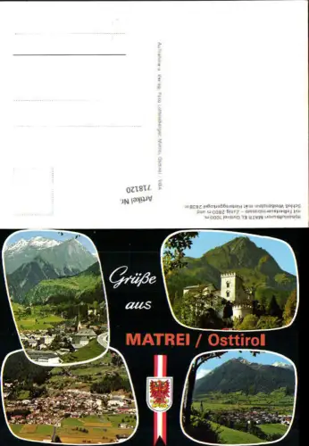 718120 Mehrbild AK Matrei in Osttirol Schloß Weißenstein Hintereggerkogel