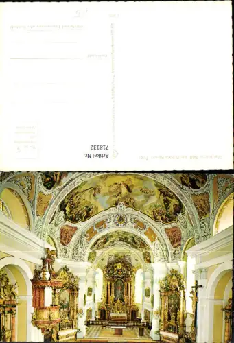 718132 Foto AK Söll a. Wilden Kaiser Pfarrkirche Kirche Inneres Altar