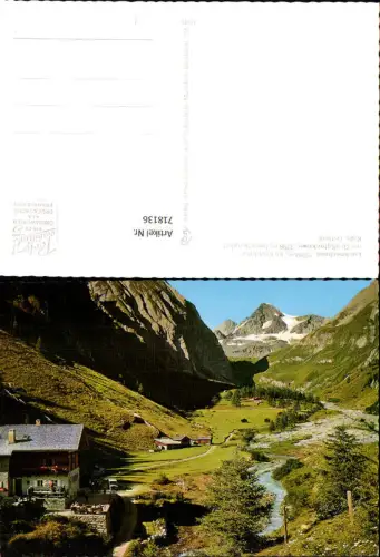 718136 Foto AK Kals a. d. Glocknerstraße Lucknerhaus im Ködnitztal