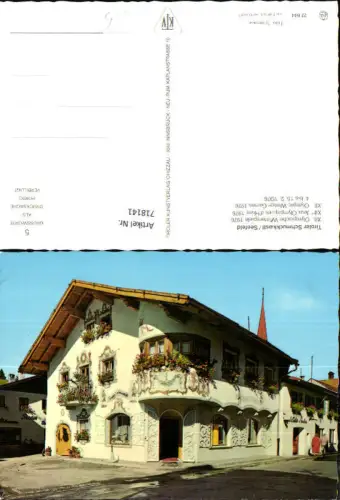 718141 Foto AK Seefeld in Tirol Tiroler Schmuckkastl Schmuckfassade