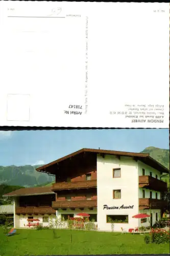 718147 Foto AK Aurach b. Kitzbühel Pension Auwirt