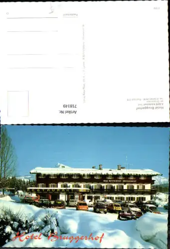 718149 Foto AK Kitzbühel Hotel Bruggerhof im Winter