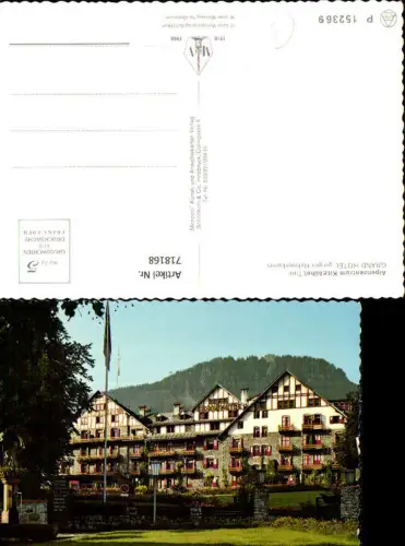 718168 Foto Ak Kitzbühel Grand Hotel geg. Hahnenkamm