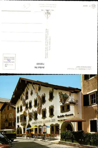 718169 Foto AK Kitzbühel Hotel Goldener Greif