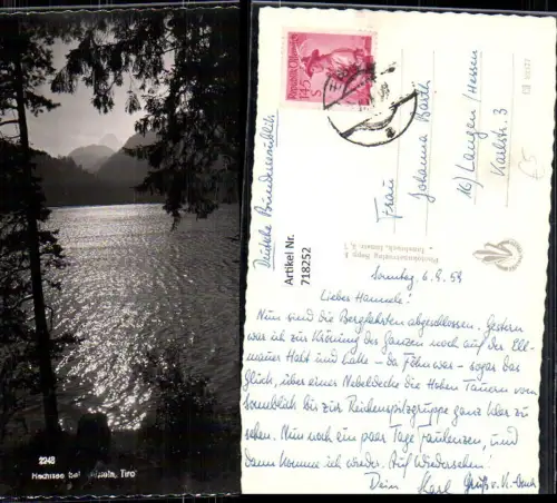 718252 Foto AK Hechtsee bei Kufstein Ansicht