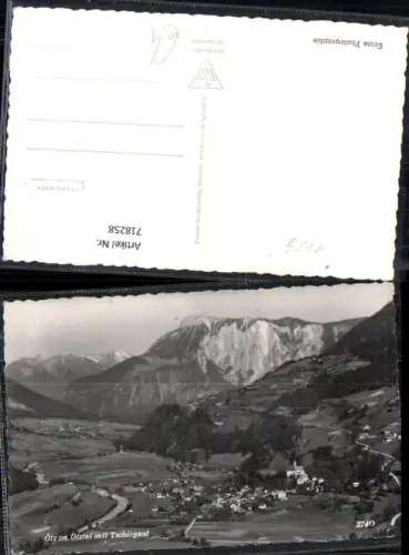 718258 Foto AK Ötz Oetz im Ötztal mit Tschirgant