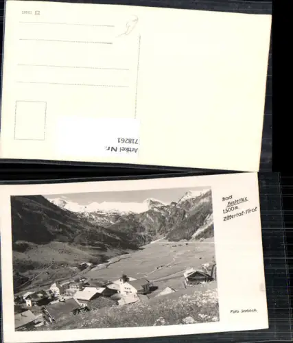 718261 Foto AK Hintertux Bad Hintertux Zillertal Ansicht m. Kirche