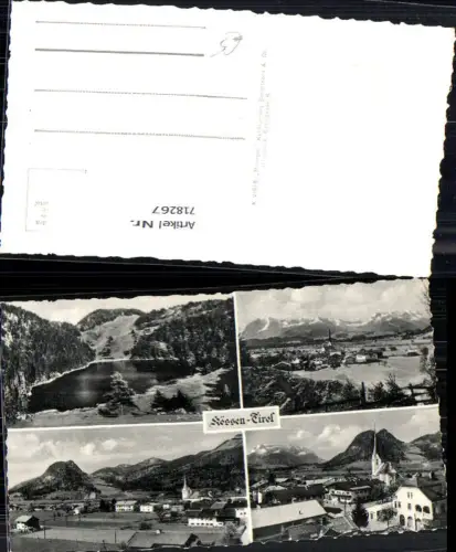718267 Mehrbild AK Kössen Tirol Ansichten