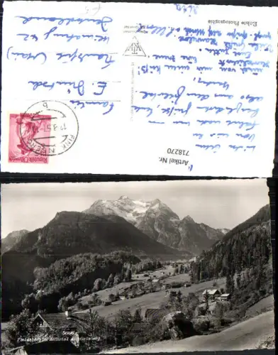 718270 Foto AK Finkenberg im Zillertal mit Grünberg