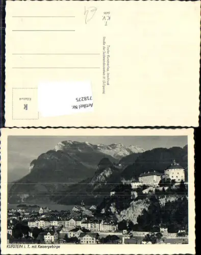 718275 Kufstein in Tirol mit dem Kaisergebirge
