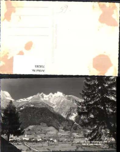 718283 Foto AK Virgen mit Kristallkogel