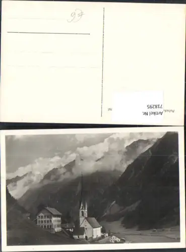 718295 Foto AK Sölden Postgasthof Ötztal Kirche