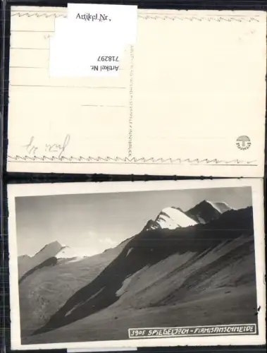 718297 Foto AK Spiegeljoch Firmisanschneide b. Vent Sölden