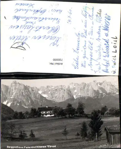 718300 Foto AK Berggasthaus Peternhof Kössen Tirol