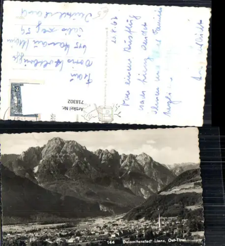 718302 Foto AK Dolomitenstadt Lienz Osttirol Totale