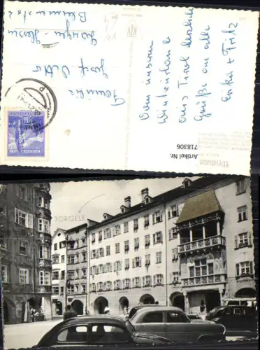 718306 Innsbruck Weinhaus Jörgele VW Käfer Goldenes Dachl