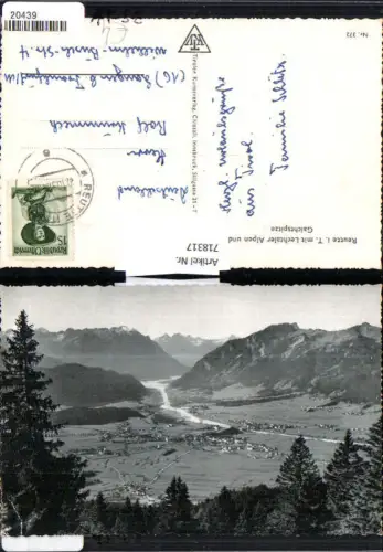718317 Reutte in Tirol mit Lechtaler Alpen u. Gaichtspitze