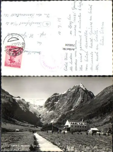 718324 Foto AK Lisens i. Sellrain Ansicht Alpengasthof Lüsens Gries i. Sellrain