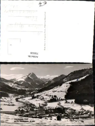 718328 Foto AK Kirchberg in Tirol mit Gr. Rettenstein im Winter