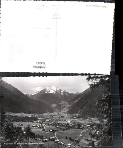 718331 Foto AK Mayrhofen i. Zillertal mit Grünberg