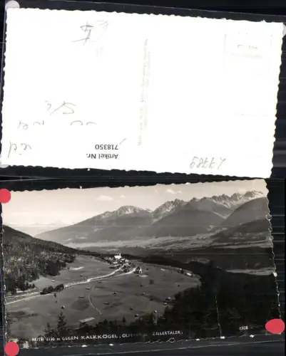 718350 Foto AK Reith b. Kitzbühel geg. Kalkkögel Olperer u. Zillertaler