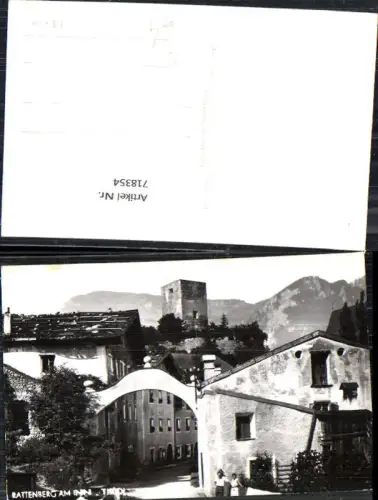 718354 Foto AK Rattenberg a. Inn Motiv mit Tor Steinbogen