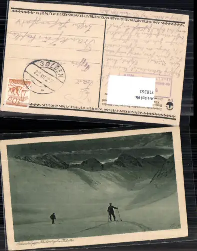 718361 Sölden Rotmoostal geg. Kirchenkogl u. Käufler Tourengeher Wintersport