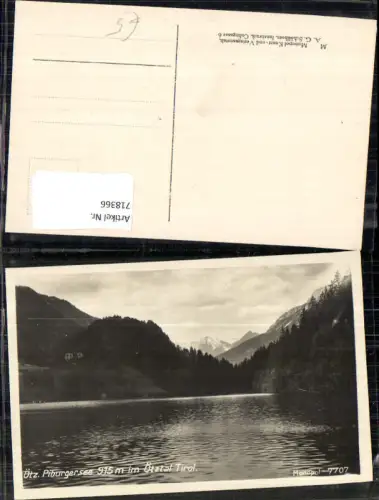 718366 Foto AK Oetz Ötz Piburger See Ötztal