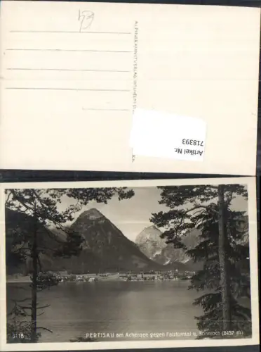 718393 Foto AK Pertisau a. Achensee geg. Falzturntal u. Sonnjoch