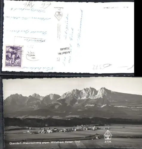 718448 Oberndorf Wiesenschwang bei Kitzbühel m. Wilden Kaiser