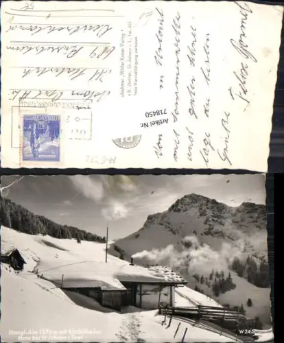 718450 Stangl-Alm m. Kitzbüheler Horn b. St. Johann in Tirol Kitzbühel