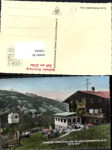 718463 Zell am Ziller Grindl Alm Gasthaus Enzian Sepp Seilbahn Rohrberg