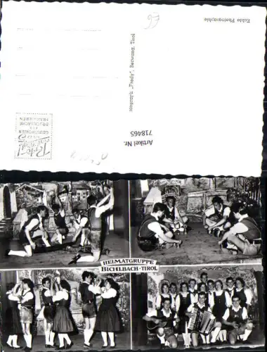 718465 Bichlbachl Tirol Heimatgruppe Trachten Tracht